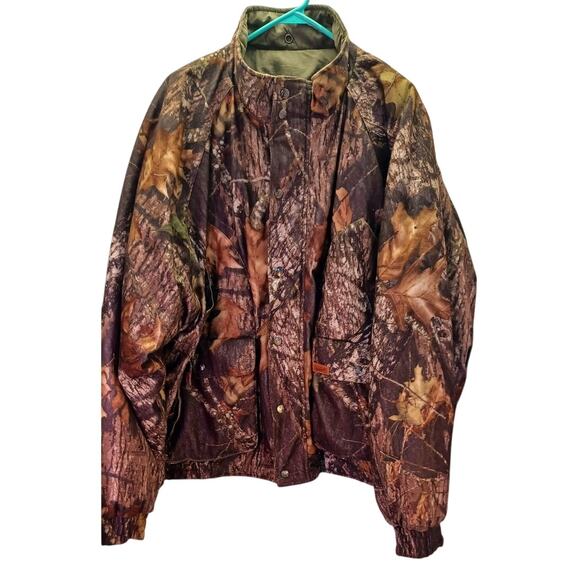 Woolrich Men's 3XL Mossy Oak Break Up Camo Insulated Hunting Jacket Reversible - Picture 3 of 11